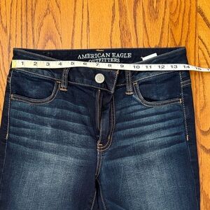 American Eagle Outfitters Women's High Rise Dark Indigo Jeans